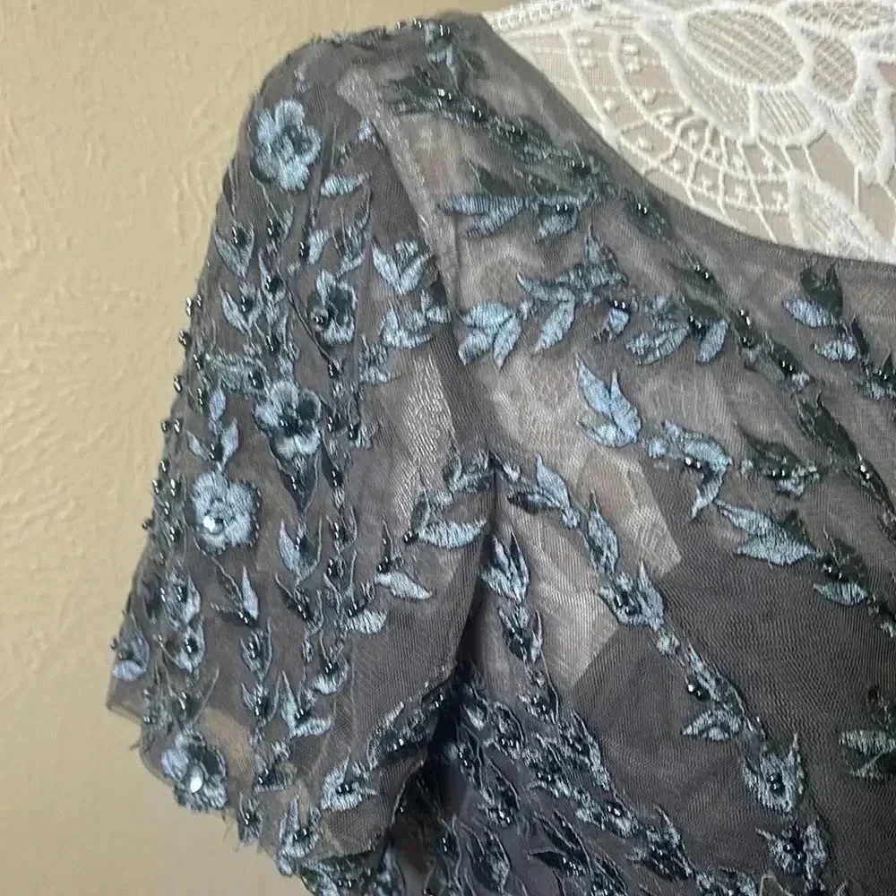 JJs House Charcoal Lace Maxi Dress - Picture 4 of 9